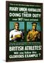 British Athletes! Will You Follow This Glorious Example?-Johnson, Riddle & Co-Framed Art Print