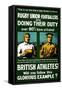 British Athletes! Will You Follow This Glorious Example?-Johnson, Riddle & Co-Framed Stretched Canvas