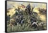 British Attack on Savannah, Georgia, 1779, American Revolution-null-Framed Stretched Canvas