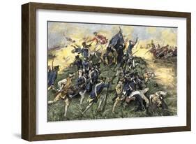 British Attack on Savannah, Georgia, 1779, American Revolution-null-Framed Giclee Print