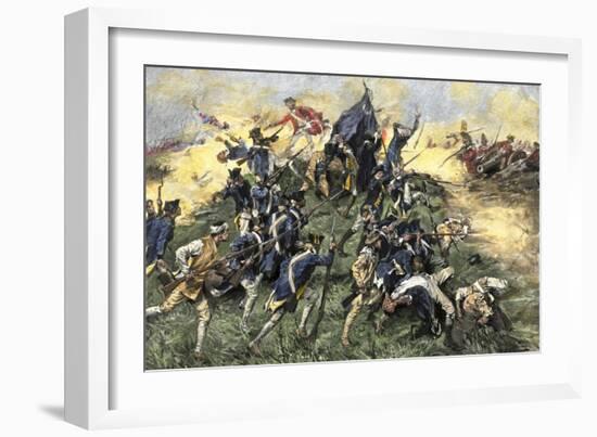 British Attack on Savannah, Georgia, 1779, American Revolution-null-Framed Giclee Print