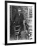 British Author G. K. Chesterton and His Wife Outdoors, in Portrait-Emil Otto Hoppé-Framed Premium Photographic Print