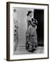 British Author/Illustrator Beatrix Potter Posing Outside with Her Dog at Age 15-Rupert Potter-Framed Photographic Print