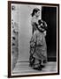 British Author/Illustrator Beatrix Potter Posing Outside with Her Dog at Age 15-Rupert Potter-Framed Photographic Print