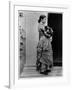 British Author/Illustrator Beatrix Potter Posing Outside with Her Dog at Age 15-Rupert Potter-Framed Photographic Print