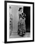 British Author/Illustrator Beatrix Potter Posing Outside with Her Dog at Age 15-Rupert Potter-Framed Photographic Print