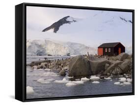 British Base, Port Lockroy, Antarctic Peninsula, Antarctica, Polar Regions-Sergio Pitamitz-Framed Stretched Canvas