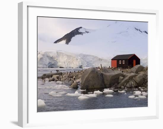 British Base, Port Lockroy, Antarctic Peninsula, Antarctica, Polar Regions-Sergio Pitamitz-Framed Photographic Print