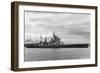 British Battleship HMS King George V, Sydney, Australia, 1945-null-Framed Giclee Print