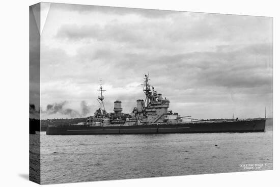 British Battleship HMS King George V, Sydney, Australia, 1945-null-Stretched Canvas