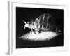 British Bi-Plane Bomber Prepares for a Night Raid During World War One, 1918-null-Framed Photographic Print