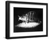 British Bi-Plane Bomber Prepares for a Night Raid During World War One, 1918-null-Framed Photographic Print