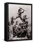 British Black Watch Regiment in Training, 1940-null-Framed Stretched Canvas