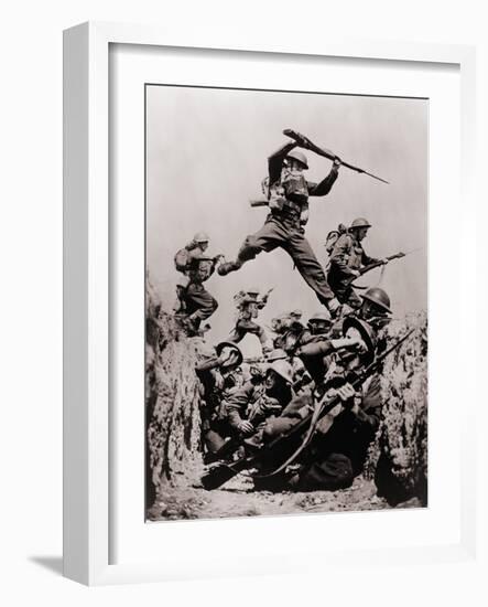 British Black Watch Regiment in Training, 1940-null-Framed Photo