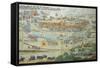 British Bombarding Copenhagen on September 7, 1807-null-Framed Stretched Canvas