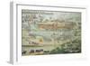 British Bombarding Copenhagen on September 7, 1807-null-Framed Giclee Print