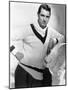 British Born Actor Cary Grant (1904 - 1986), Born Archibald Leach, Wearing a Cricket Sweater-null-Mounted Photo