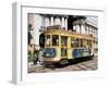 British Built Trams, Lisbon, Portugal-Michael Short-Framed Photographic Print