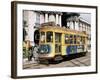 British Built Trams, Lisbon, Portugal-Michael Short-Framed Photographic Print