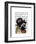 British Bulldog and Bowler Hat-Fab Funky-Framed Art Print