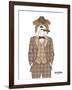 British Bulldog in Tweed Suit-Olga Angellos-Framed Art Print