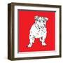 British Bulldog-Anna Nyberg-Framed Giclee Print