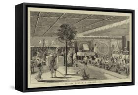 British Burmah, a Burmese Play-null-Framed Stretched Canvas