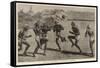 British Burmah, a Football Match-John Charles Dollman-Framed Stretched Canvas