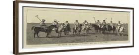 British Burmah, a Group of Polo Players-null-Framed Giclee Print