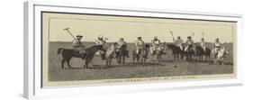 British Burmah, a Group of Polo Players-null-Framed Giclee Print