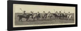 British Burmah, a Group of Polo Players-null-Framed Giclee Print