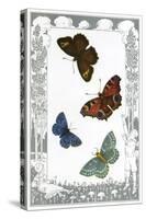 British Butterflies-null-Stretched Canvas
