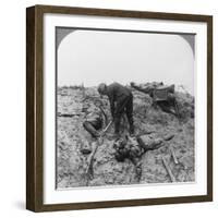 British Casualties, Ypres Salient, Belgium, World War I, 1915-null-Framed Photographic Print
