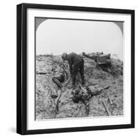 British Casualties, Ypres Salient, Belgium, World War I, 1915-null-Framed Photographic Print