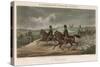 British Cavalry Regiment Involved in a Skirmish in Open Country-J. Harris-Stretched Canvas