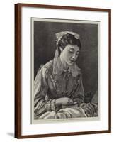 British Charitable Work in Turkey, a Hospital Nurse-Henry Woods-Framed Giclee Print