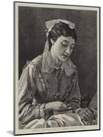 British Charitable Work in Turkey, a Hospital Nurse-Henry Woods-Mounted Giclee Print