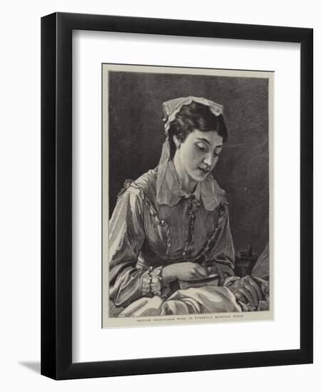 British Charitable Work in Turkey, a Hospital Nurse-Henry Woods-Framed Giclee Print