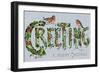 British Christmas Card-null-Framed Giclee Print