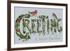 British Christmas Card-null-Framed Giclee Print