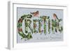 British Christmas Card-null-Framed Premium Giclee Print