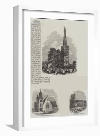 British Churches-null-Framed Giclee Print