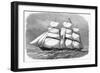 British Clipper for the China Tea Trade Which in 1868 Won the Ocean Race from China to England-null-Framed Photographic Print