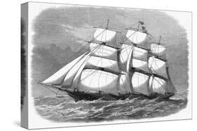 British Clipper for the China Tea Trade Which in 1868 Won the Ocean Race from China to England-null-Stretched Canvas