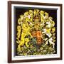 British Coat of Arms-English School-Framed Giclee Print