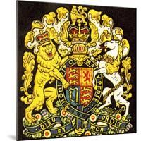 British Coat of Arms-English School-Mounted Giclee Print