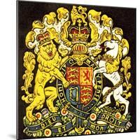 British Coat of Arms-English School-Mounted Giclee Print