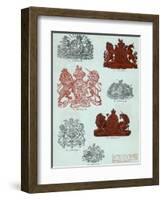 British Coats of Arms-null-Framed Art Print