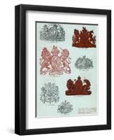 British Coats of Arms-null-Framed Art Print