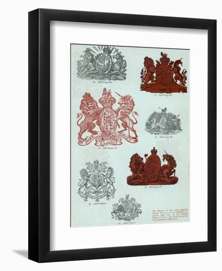 British Coats of Arms-null-Framed Art Print